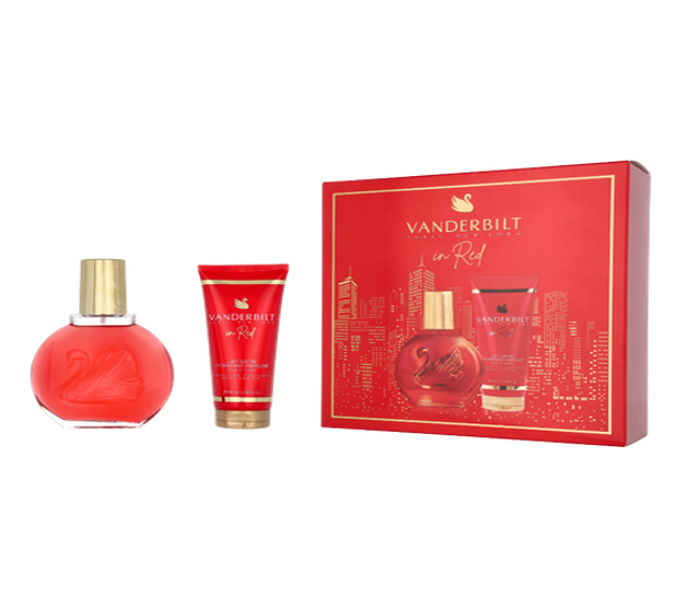 Gloria Vanderbilt Red Giftset – (EDP 100ml & Body Lotion) (over $144 only)