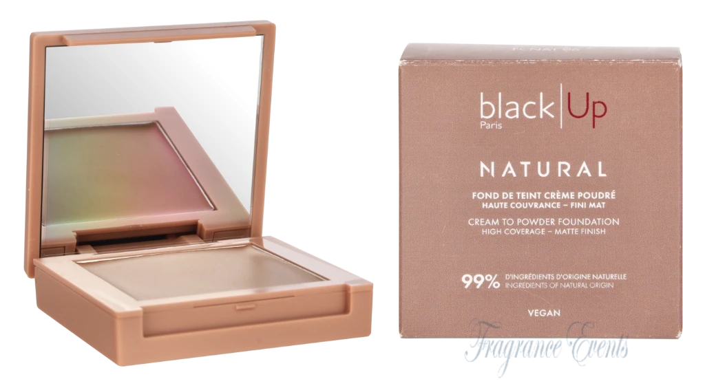 Black Up Full Cover Cream Powder Foundation