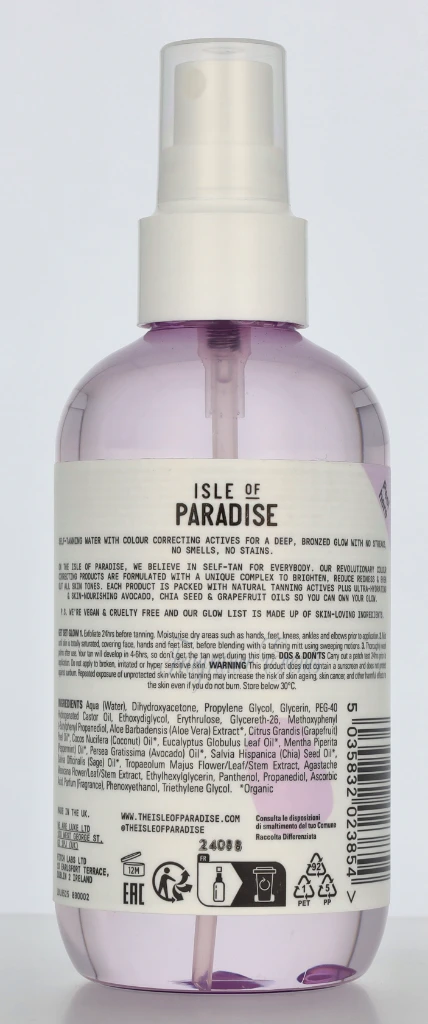 Isle of Paradise Self-Tanning Water