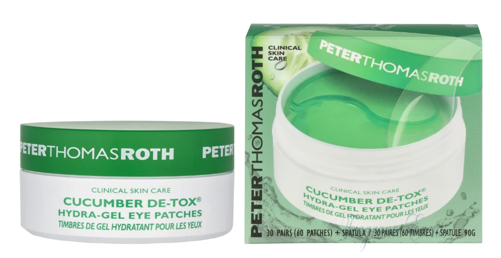 P.T. Roth Cucumber De-Tox Hydra-Gel Eye Patches Set