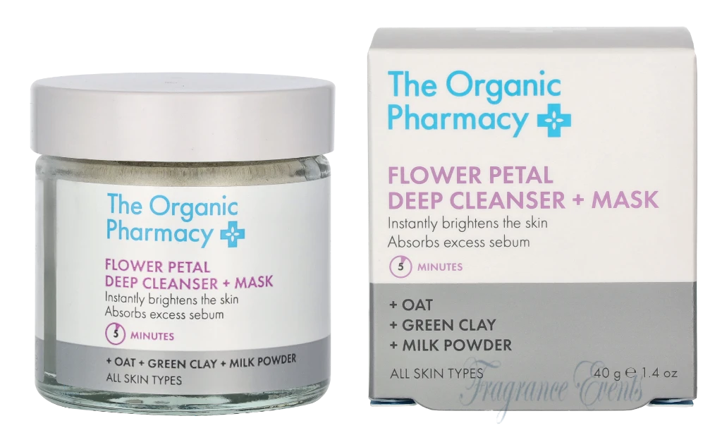 The Organic Pharmacy Flower Petal Deep Cleanser & Mask