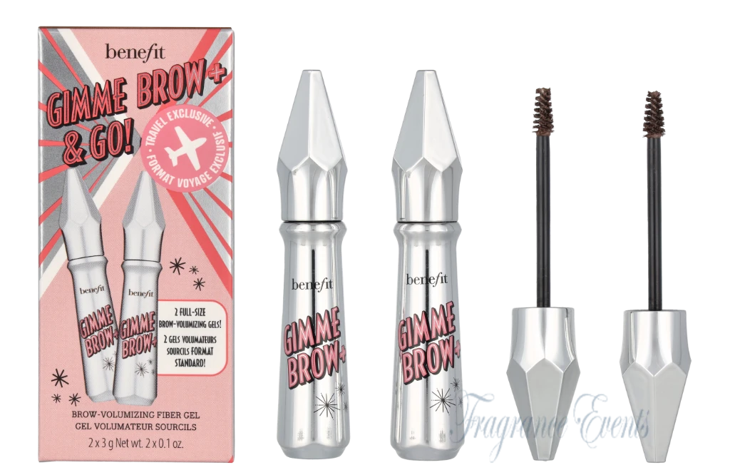 Benefit Gimme Brow+ & Go Brow Volumizing Fiber Gel Set