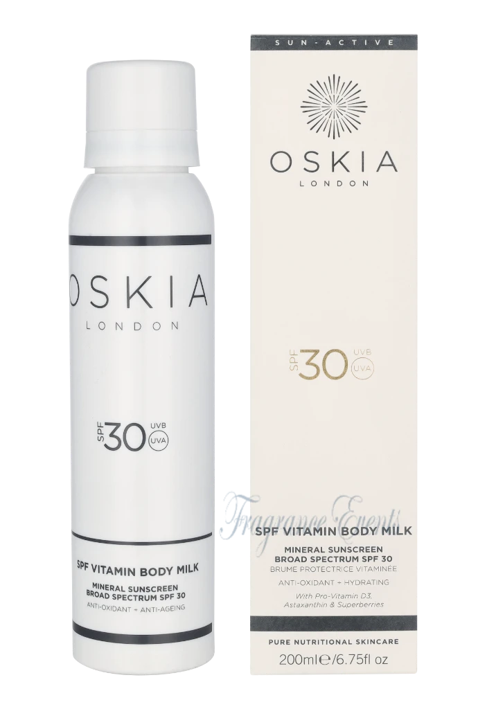 Oskia Vitamin Body Milk Mineral Sunscreen SPF30