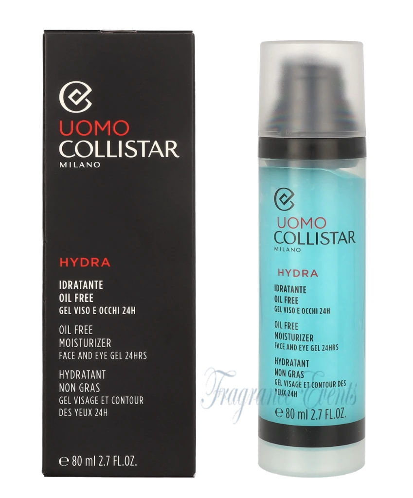 Collistar Uomo Hydra Oil Free Moisturizer Face And Eye Gel