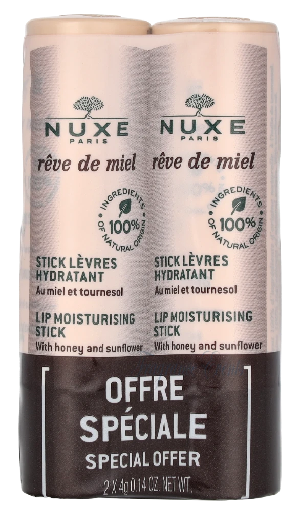 Nuxe Reve De Miel Lip Moisturizing Stick Duo Set