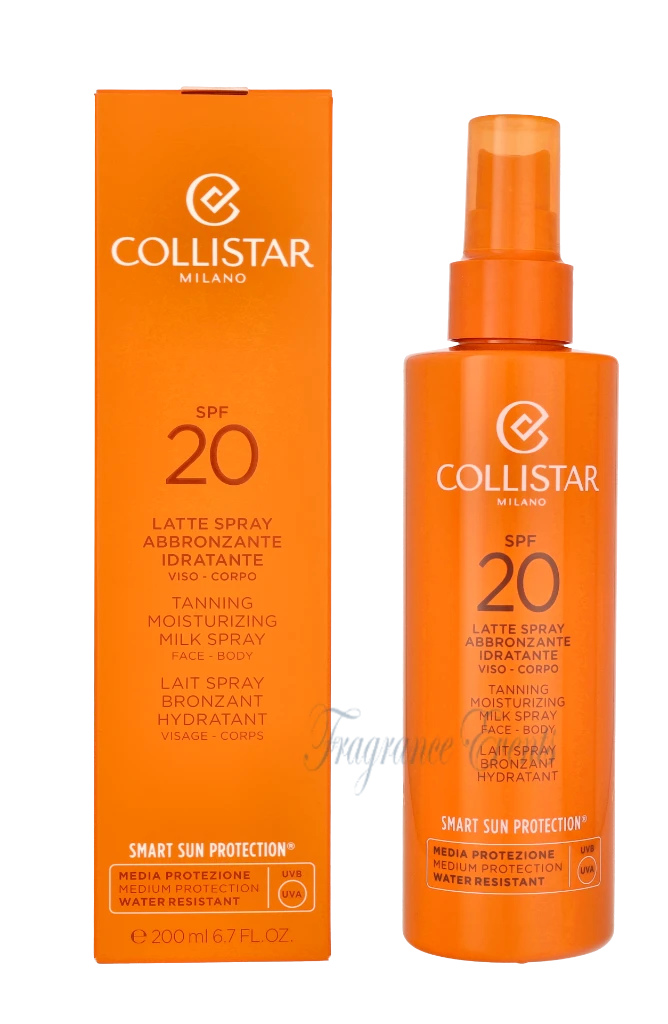 Collistar Tanning Moisturizing Milk Spray Face-Body SPF20