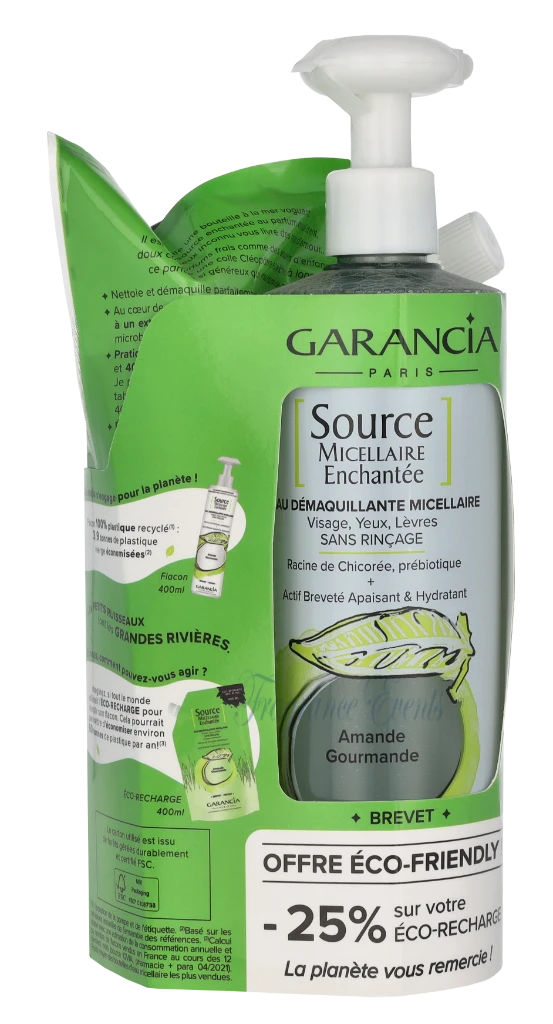 Garancia Source Micellar Cleansing Water Sweet Almond Set