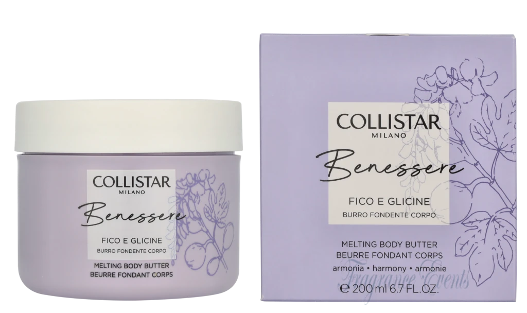 Collistar Benessere Fig And Wisteria Melting Body Butter