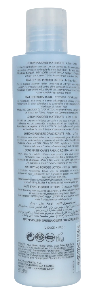 Thalgo Mattifying Powder Lotion