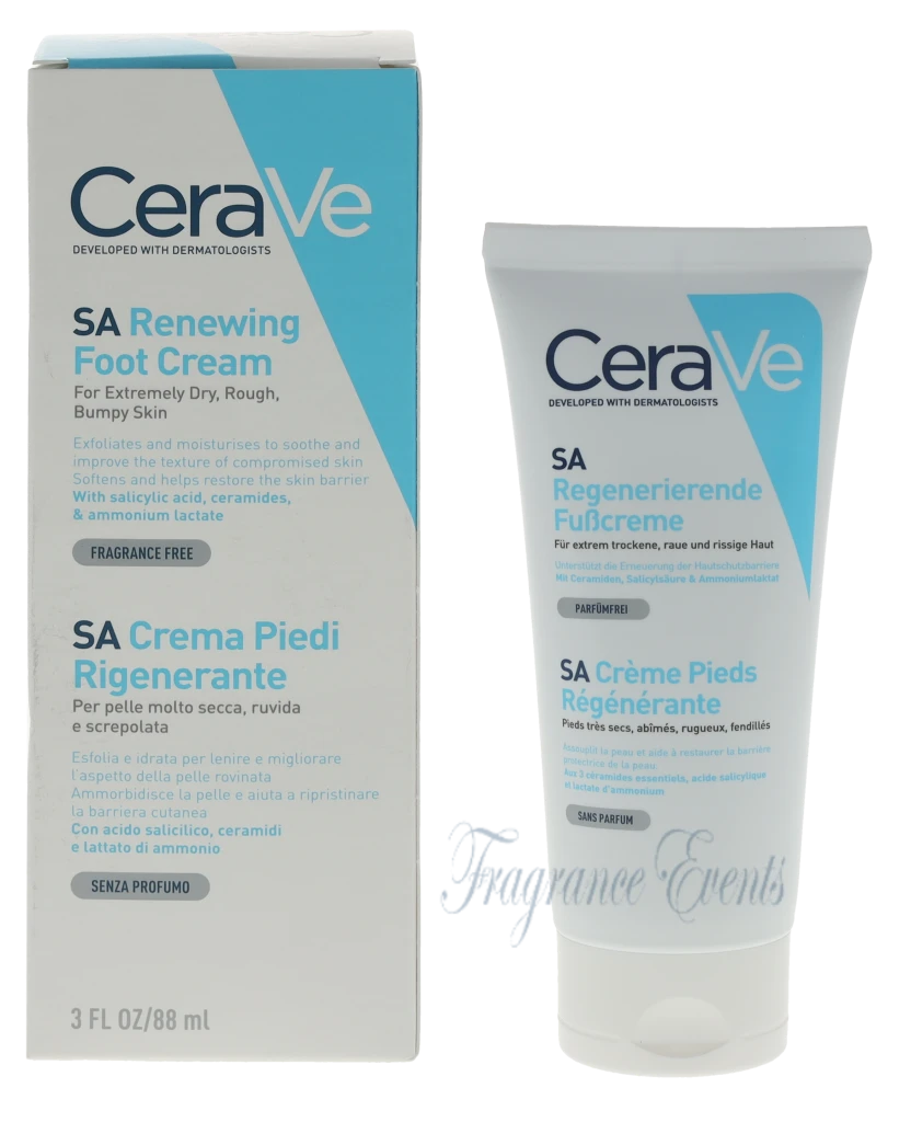 CeraVe SA Renewing Foot Cream