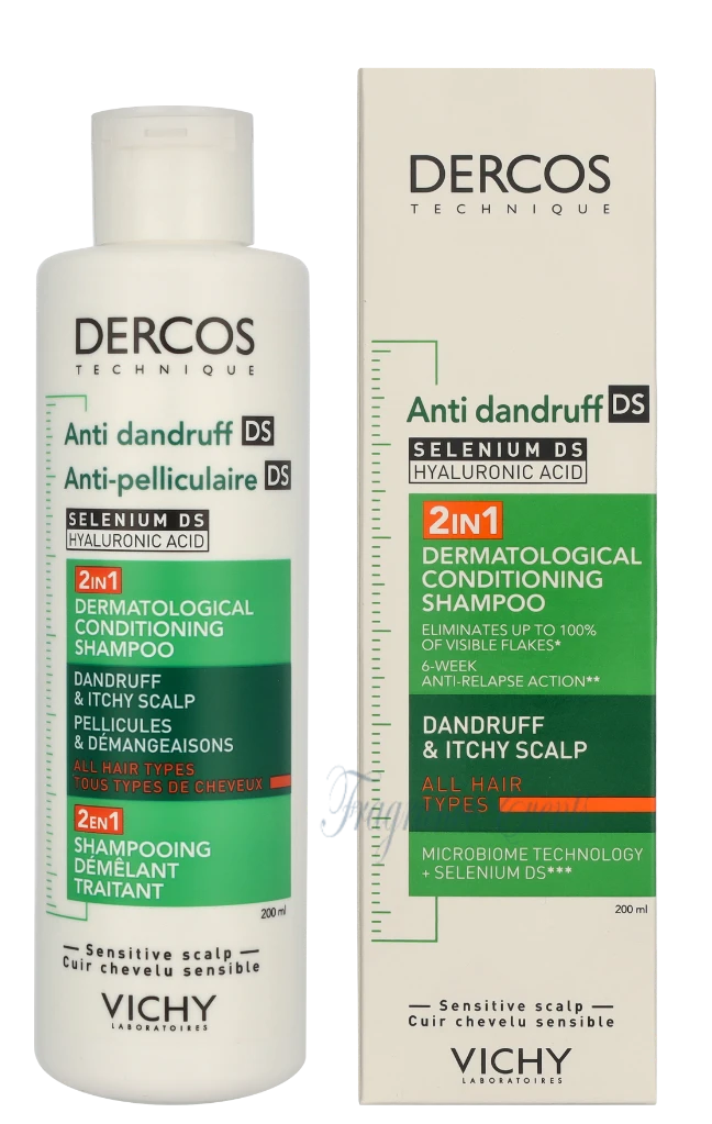 Vichy Dercos Anti-Dandruff 2 In 1 Shampoo