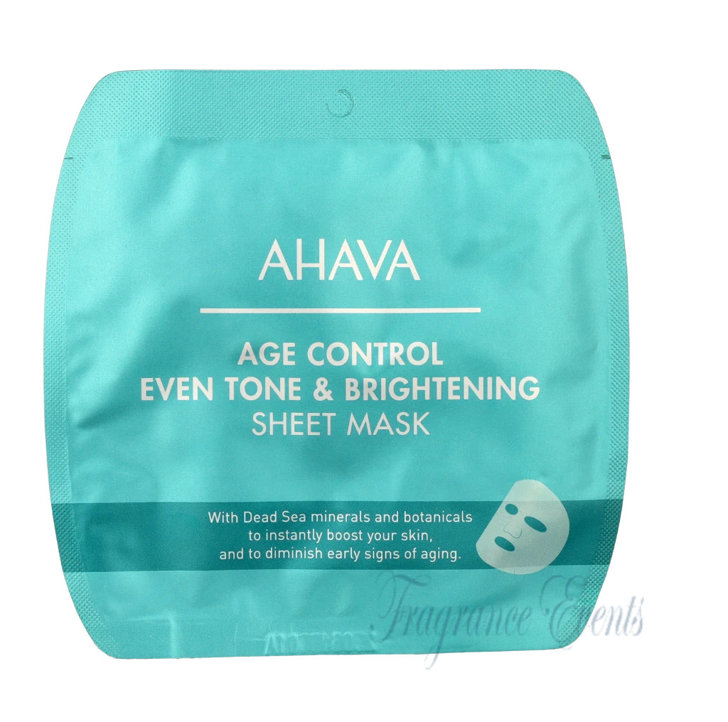 Ahava T.T.S. Age Control Even Tone & Bright. Sheet Mask