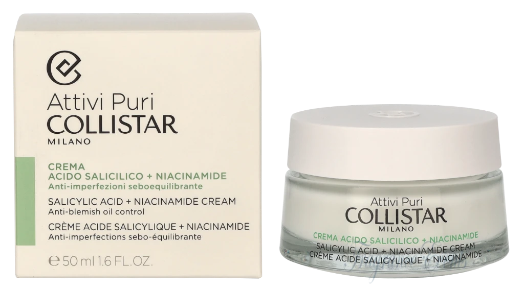 Collistar Attivi Puri Salicylic Acid + Niacinamide Cream