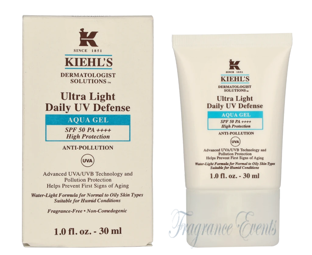Kiehl's D.S. Ultra Light Daily UV Defense Aqua Gel SPF50