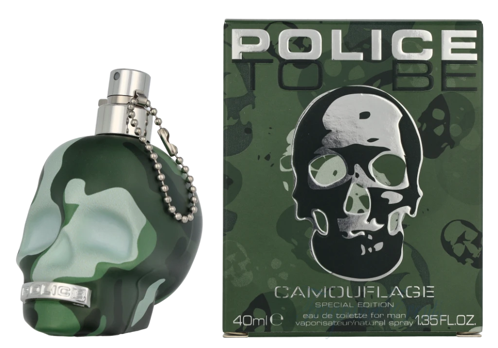 Police To Be Camouflage For Man Edt Spray