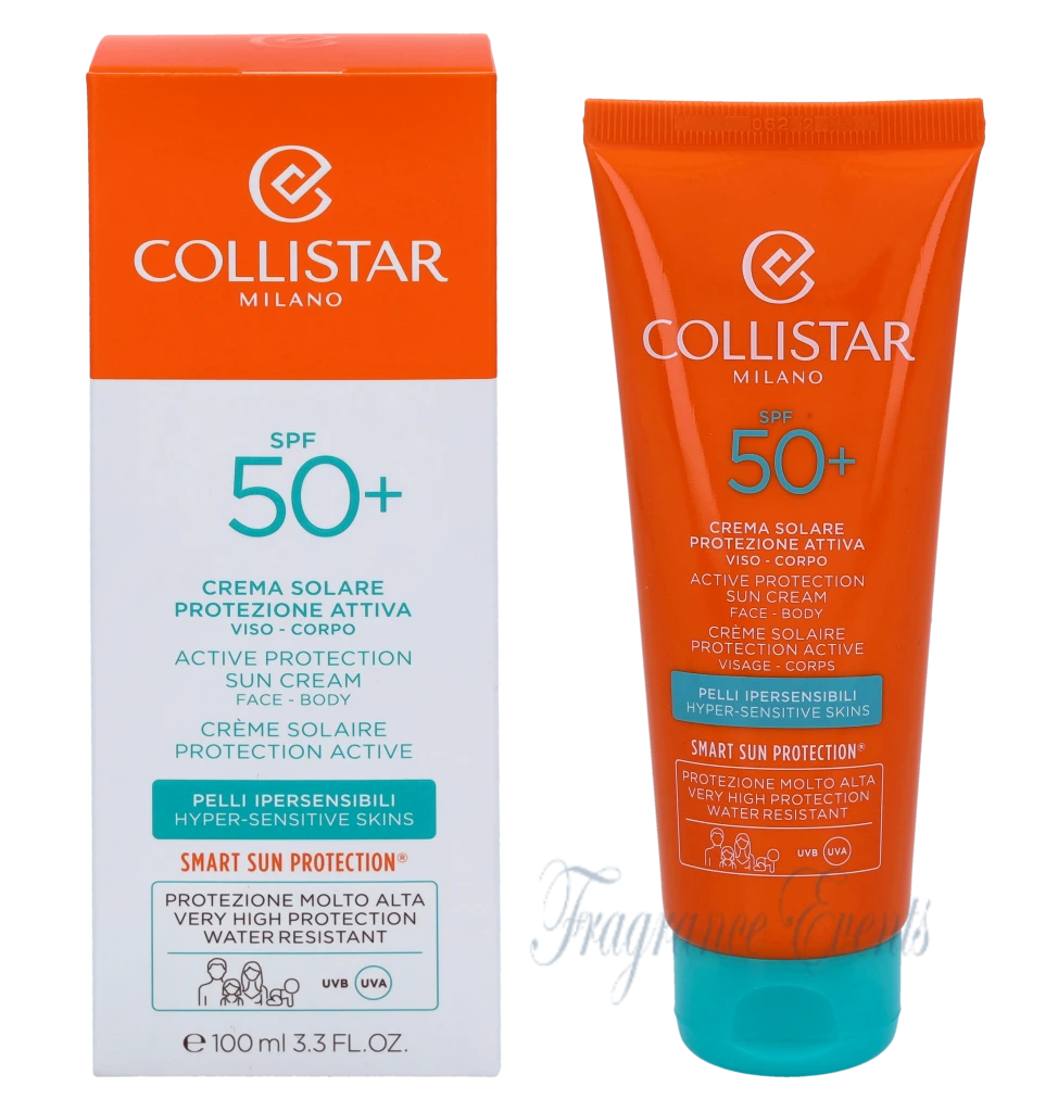 Collistar Active Protection Sun Cream Face-Body SPF50+