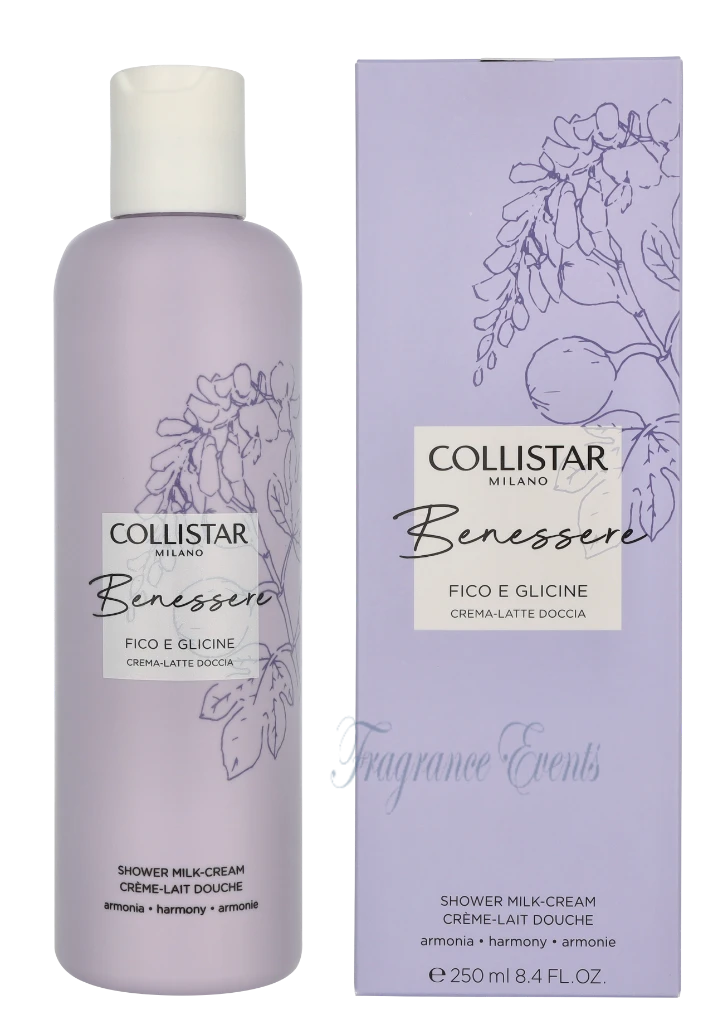 Collistar Benessere Fig And Wisteria Shower Milk Cream