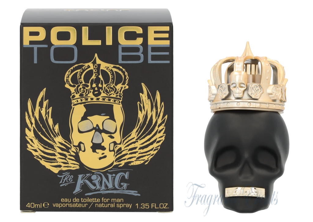 Police To Be The King For Man Edt Spray