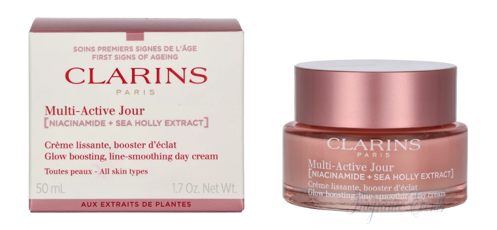 Clarins Multi-Active Jour Day Cream All Skin Types [Niacinamide + Sea Holly Extract]