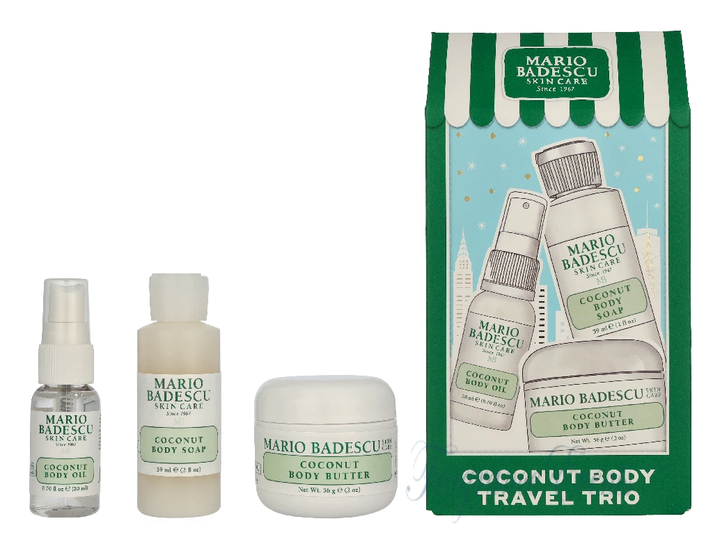 Mario Badescu Coconut Body Travel Trio Set